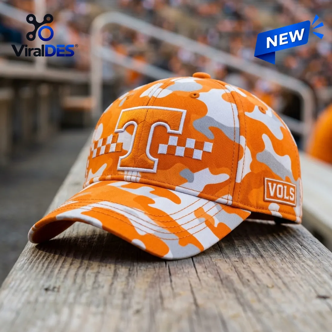 Tennessee Volunteers Orange Camo Classic Cap Tennessee Volunteers Orange Camo Classic Cap