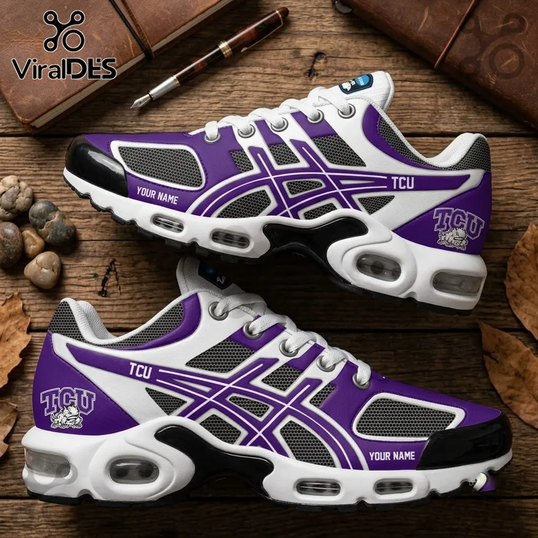 Texas Christian University Personalized Air Max Sneakers Texas Christian University Personalized Air Max Sneakers
