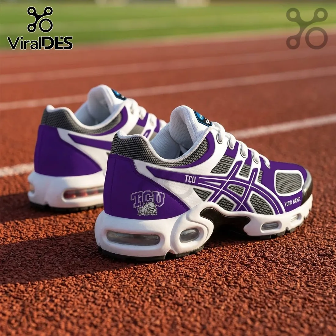 Texas Christian University Personalized Air Max Sneakers Texas Christian University Personalized Air Max Sneakers