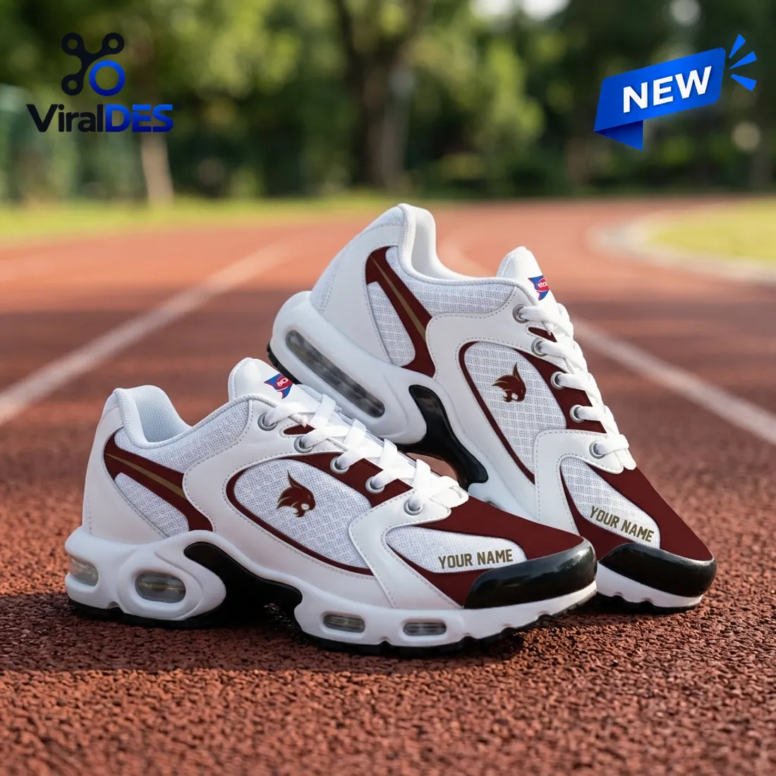 Texas State Bobcats Personalized Air Max Plus Sneakers Texas State Bobcats Personalized Air Max Plus Sneakers