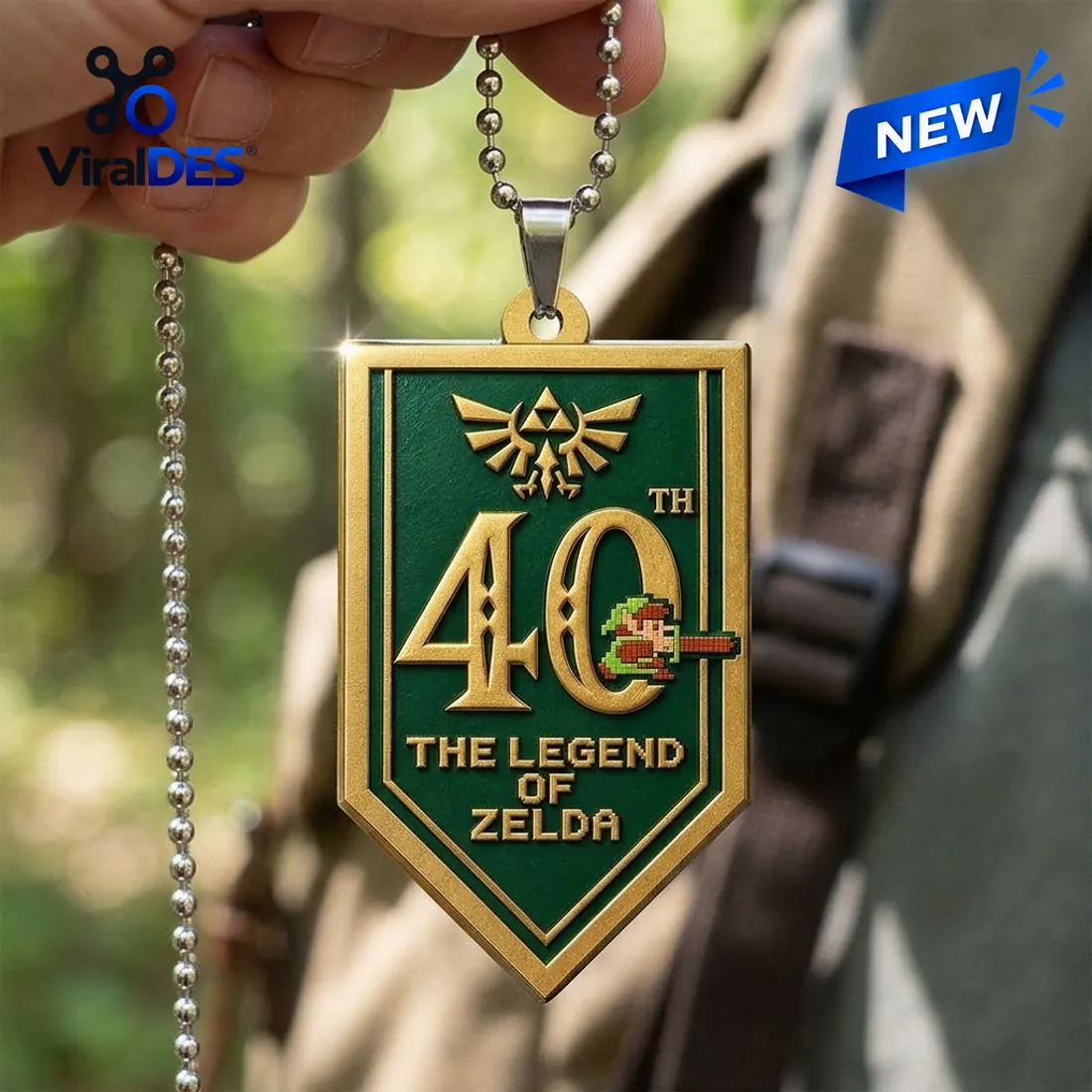 The Legend of Zelda 40th Anniversary Acrylic Car Ornament The Legend of Zelda 40th Anniversary Acrylic Car Ornament