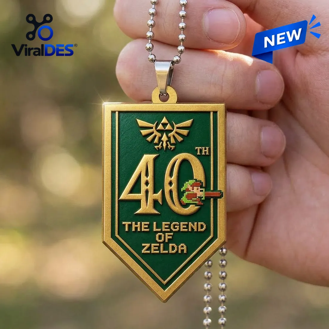 The Legend of Zelda 40th Anniversary Acrylic Car Ornament The Legend of Zelda 40th Anniversary Acrylic Car Ornament
