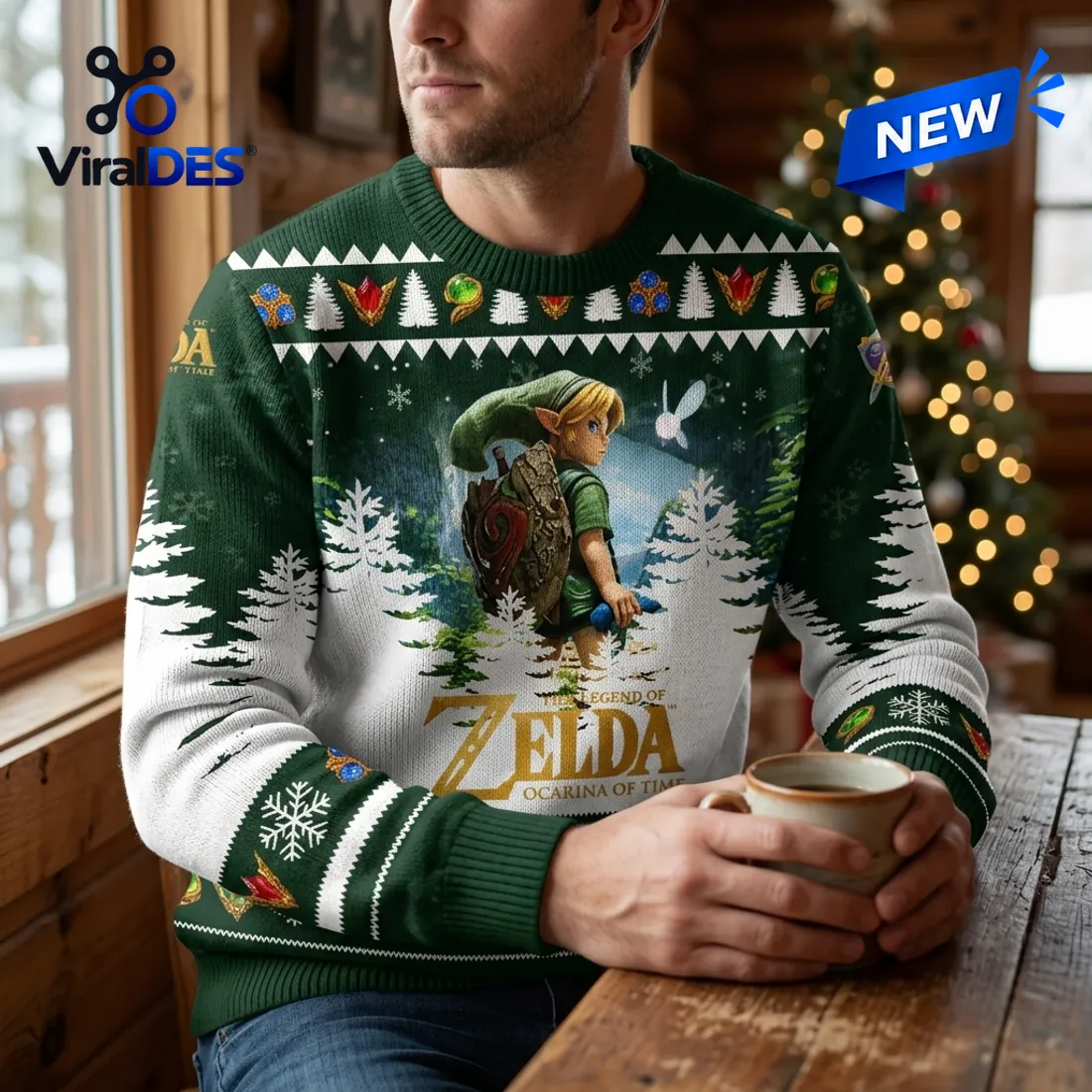 The Legend of Zelda Ocarina of Time Christmas Sweater The Legend of Zelda Ocarina of Time Christmas Sweater