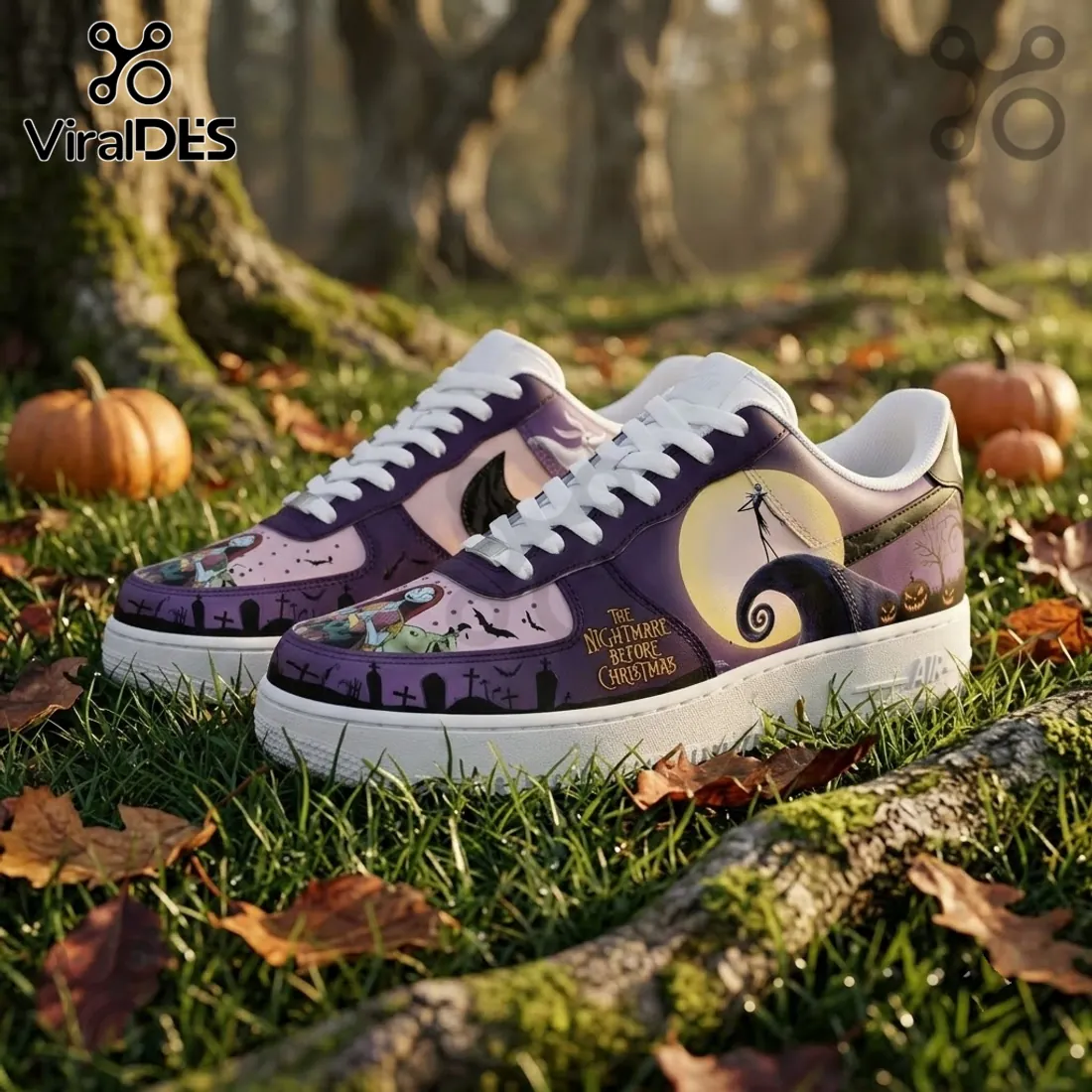 The Nightmare Before Christmas Purple Air Force 1 Shoes The Nightmare Before Christmas Purple Air Force 1 Shoes