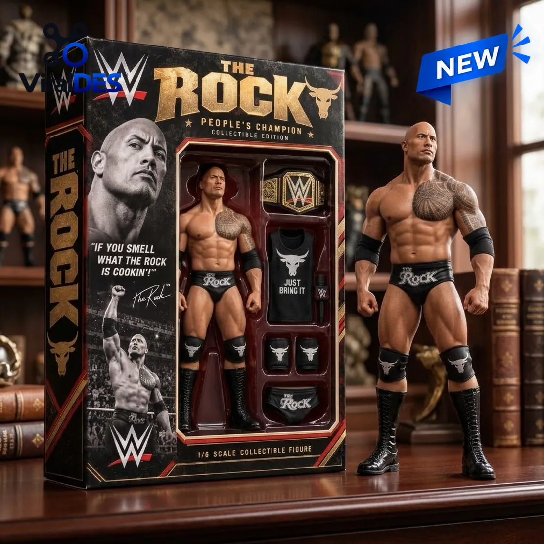 The Rock Collectible Action Figure The Rock Collectible Action Figure