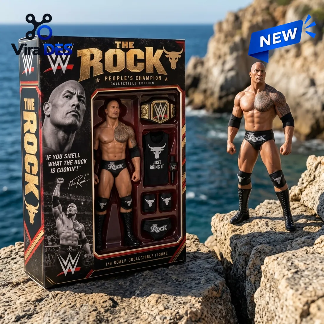 The Rock Collectible Action Figure The Rock Collectible Action Figure