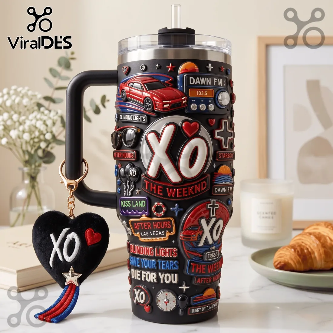 The Weeknd After Hours 40oz Stanley Tumbler The Weeknd After Hours 40oz Stanley Tumbler
