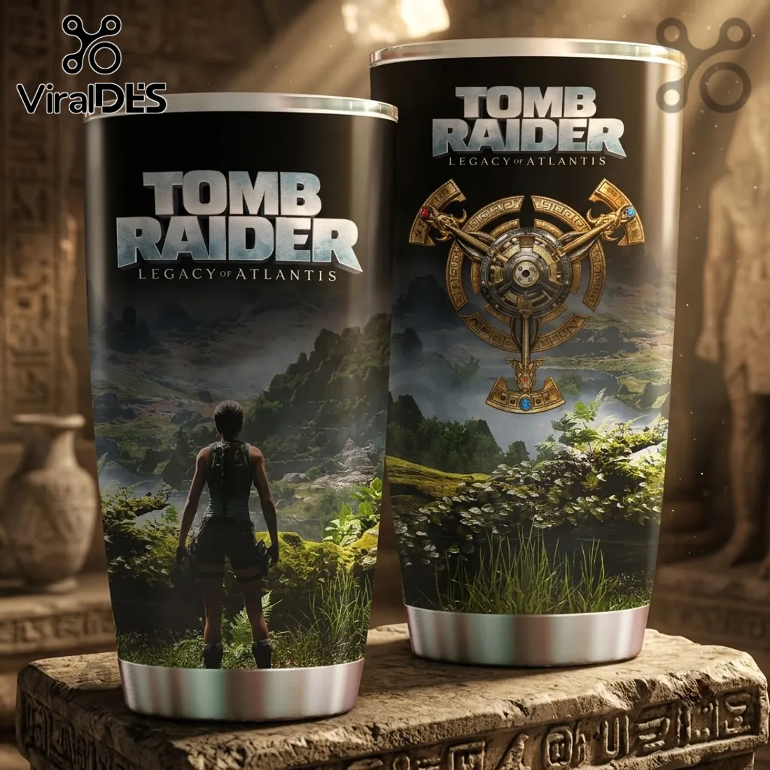 Tomb Raider Legacy of Atlantis Lara Croft Tumbler Tomb Raider Legacy of Atlantis Lara Croft Tumbler