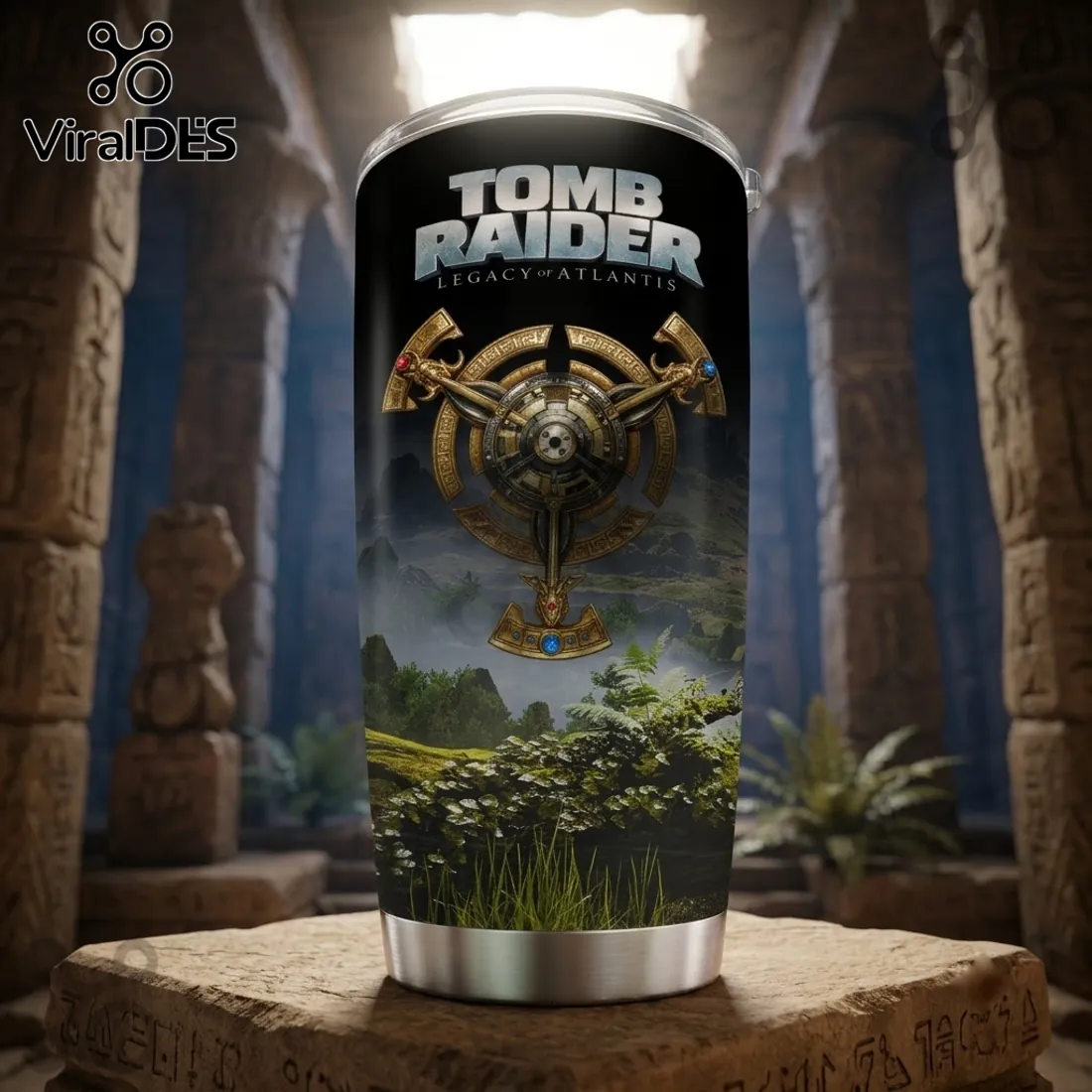 Tomb Raider Legacy of Atlantis Lara Croft Tumbler Tomb Raider Legacy of Atlantis Lara Croft Tumbler