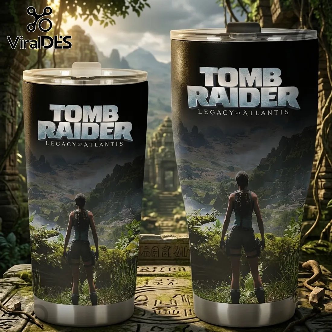 Tomb Raider Legacy of Atlantis Lara Croft Tumbler Tomb Raider Legacy of Atlantis Lara Croft Tumbler
