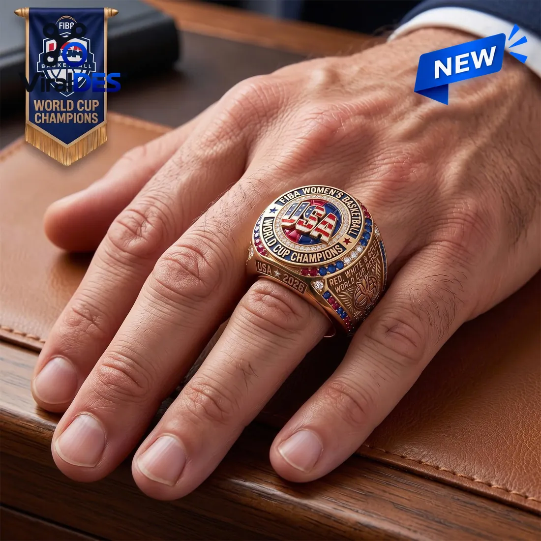 USA Basketball FIBA Women’s World Cup 2026 Ring USA Basketball FIBA Women’s World Cup 2026 Ring