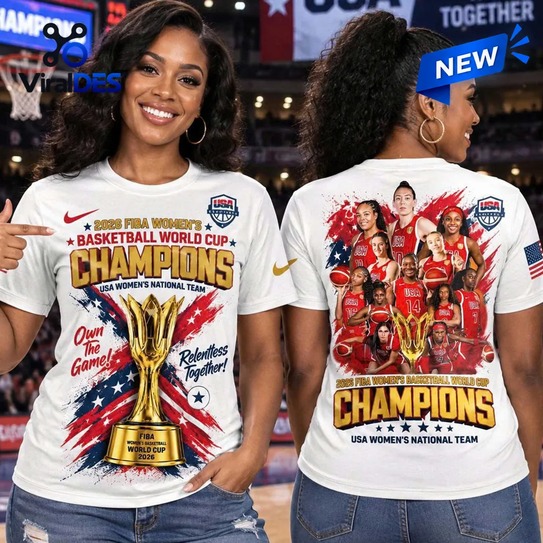 USA Women’s Basketball 2026 World Cup Champions Shirt USA Women’s Basketball 2026 World Cup Champions Shirt