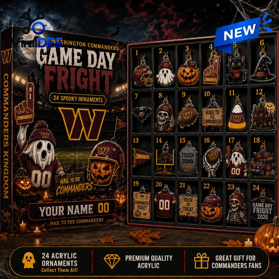 Washington Commanders Halloween 2026 Advent Calendar Washington Commanders Halloween 2026 Advent Calendar