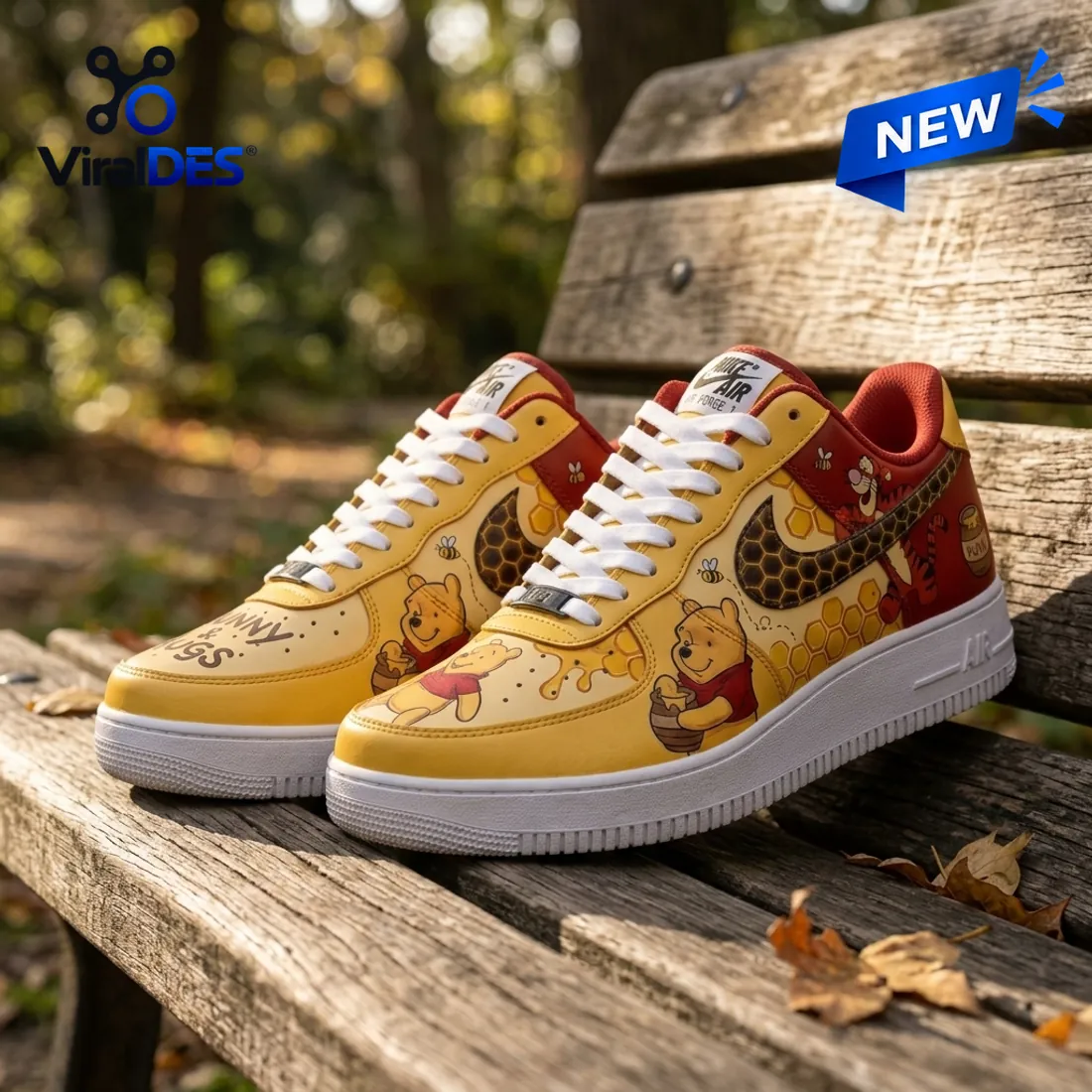 Winnie the Pooh Tigger Nike Air Force 1 Sneakers Winnie the Pooh Tigger Nike Air Force 1 Sneakers