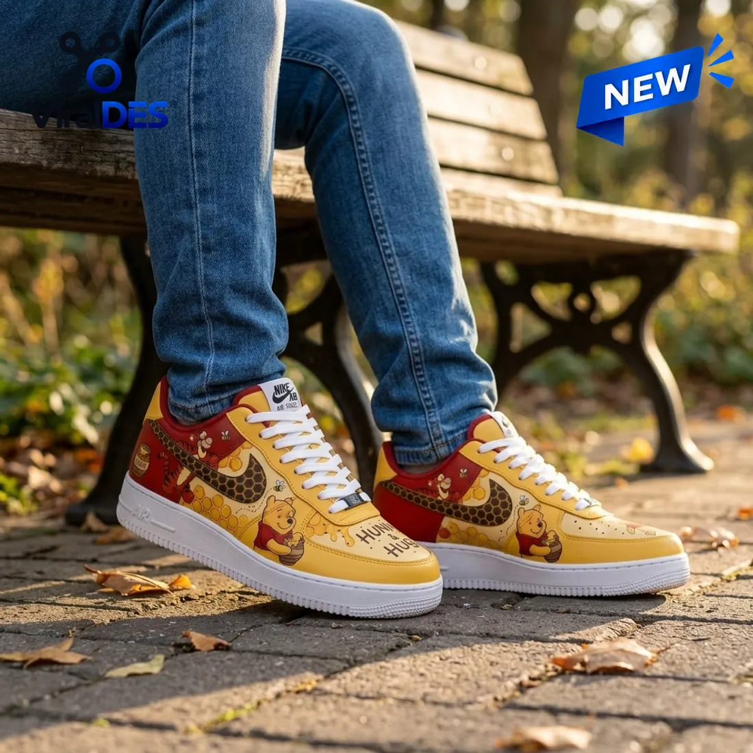 Winnie the Pooh Tigger Nike Air Force 1 Sneakers Winnie the Pooh Tigger Nike Air Force 1 Sneakers