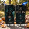 Witch Sisters Halloween Custom Name Tumbler