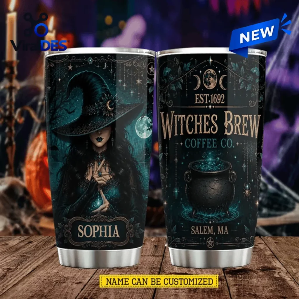 Witches Brew Salem Custom Name Tumbler Witches Brew Salem Custom Name Tumbler