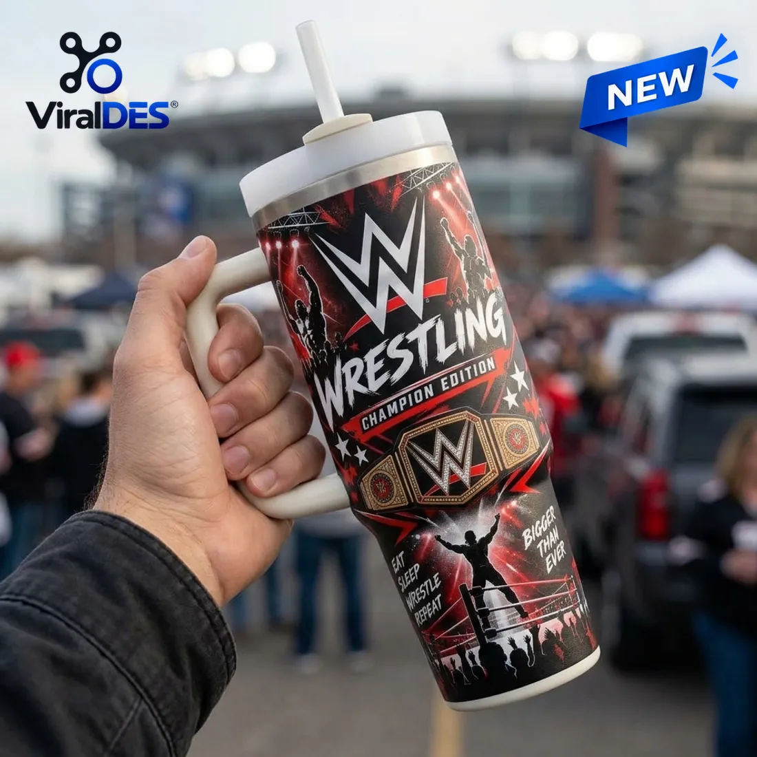 WWE Wrestling Championship Belt Stanley Tumbler WWE Wrestling Championship Belt Stanley Tumbler