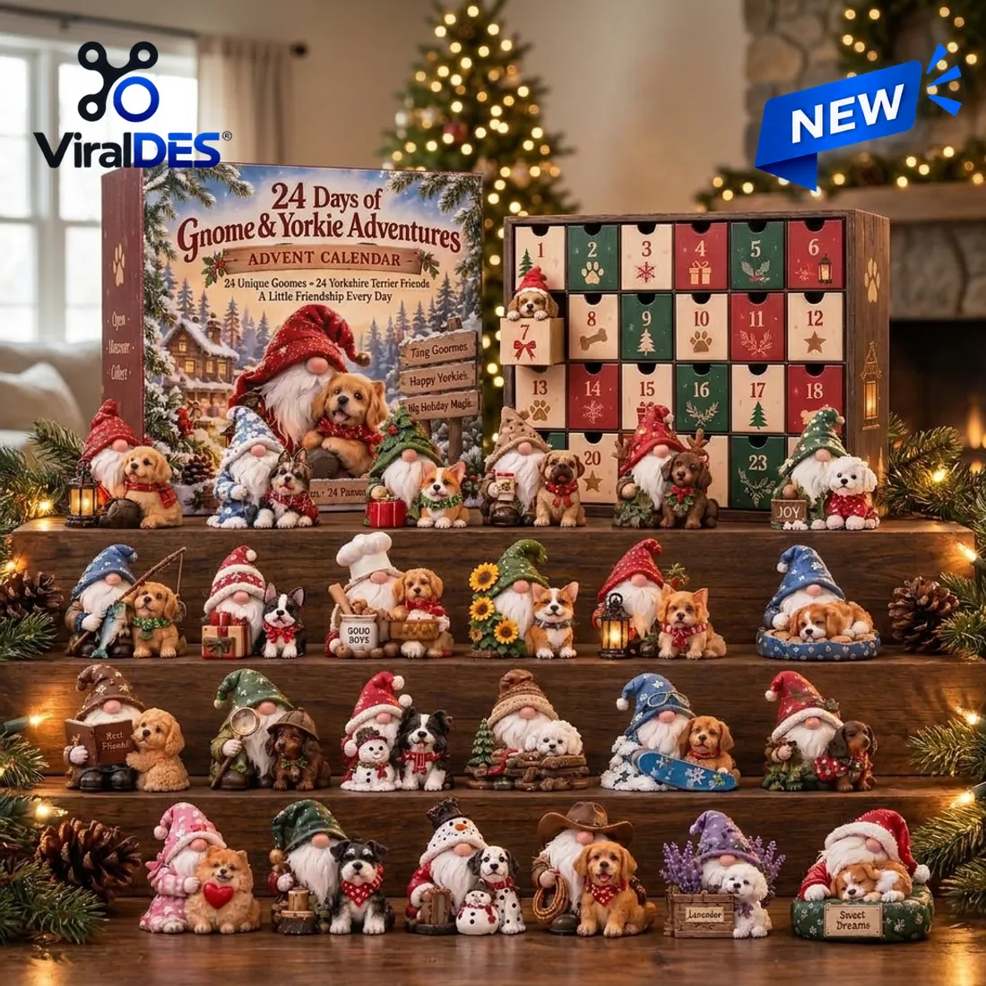 24 Days of Gnomes & Yorkie Adventures Advent Calendar 24 Days of Gnomes & Yorkie Adventures Advent Calendar