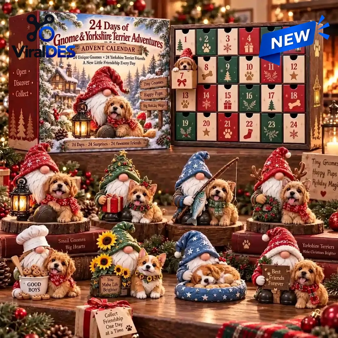 24 Days of Gnomes & Yorkie Adventures Advent Calendar 24 Days of Gnomes & Yorkie Adventures Advent Calendar