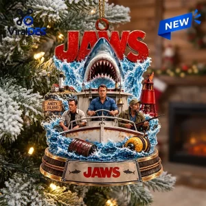 Jaws Amity Island Christmas Holiday Ornament