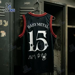 BABYMETAL World Tour Black Basketball Jersey