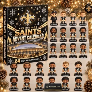New Orleans Saints Figurine Advent Calendar