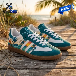 Jimmy Buffett Parrothead Teal Samba Shoes Jimmy Buffett Parrothead Teal Samba Shoes