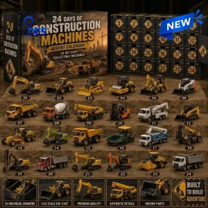 Heavy Equipment Die-Cast Advent Calendar 2026
