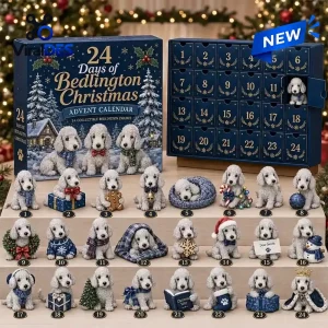 Bedlington Terrier Christmas Advent Calendar 2026 Bedlington Terrier Christmas Advent Calendar 2026