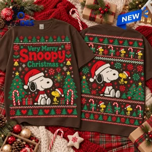 Snoopy Christmas Ugly Sweater T-Shirt
