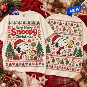 Snoopy Christmas Ugly Sweater T-Shirt Snoopy Christmas Ugly Sweater T-Shirt