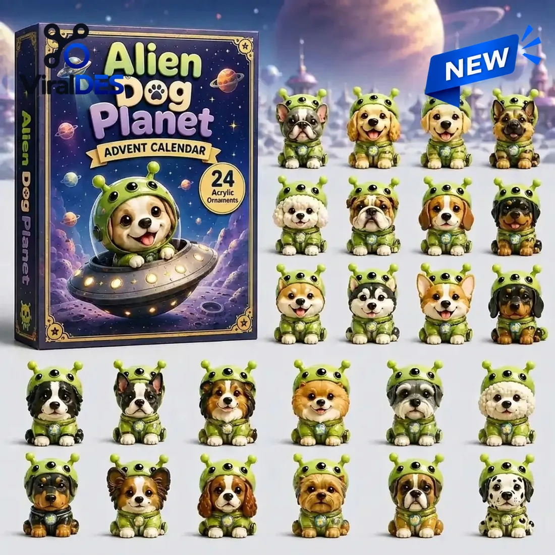Alien Dog Planet Advent Calendar Alien Dog Planet Advent Calendar