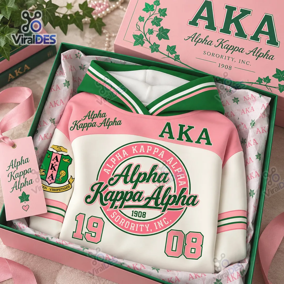Alpha Kappa Alpha Sorority Hoodie Alpha Kappa Alpha Sorority Hoodie