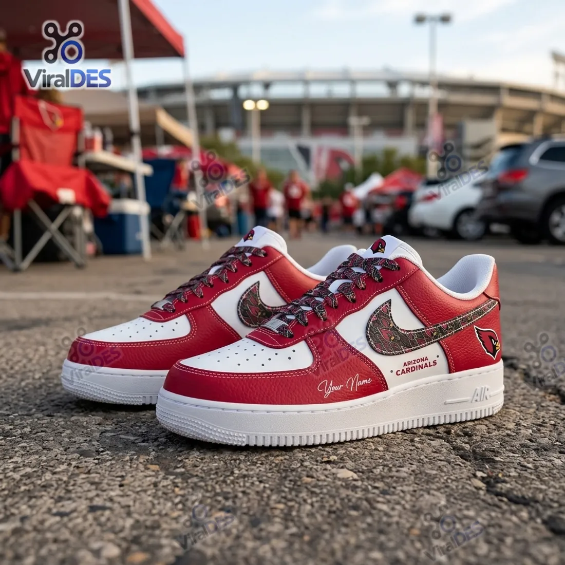 Arizona Cardinals Custom Name Air Force 1 Sneakers Arizona Cardinals Custom Name Air Force 1 Sneakers