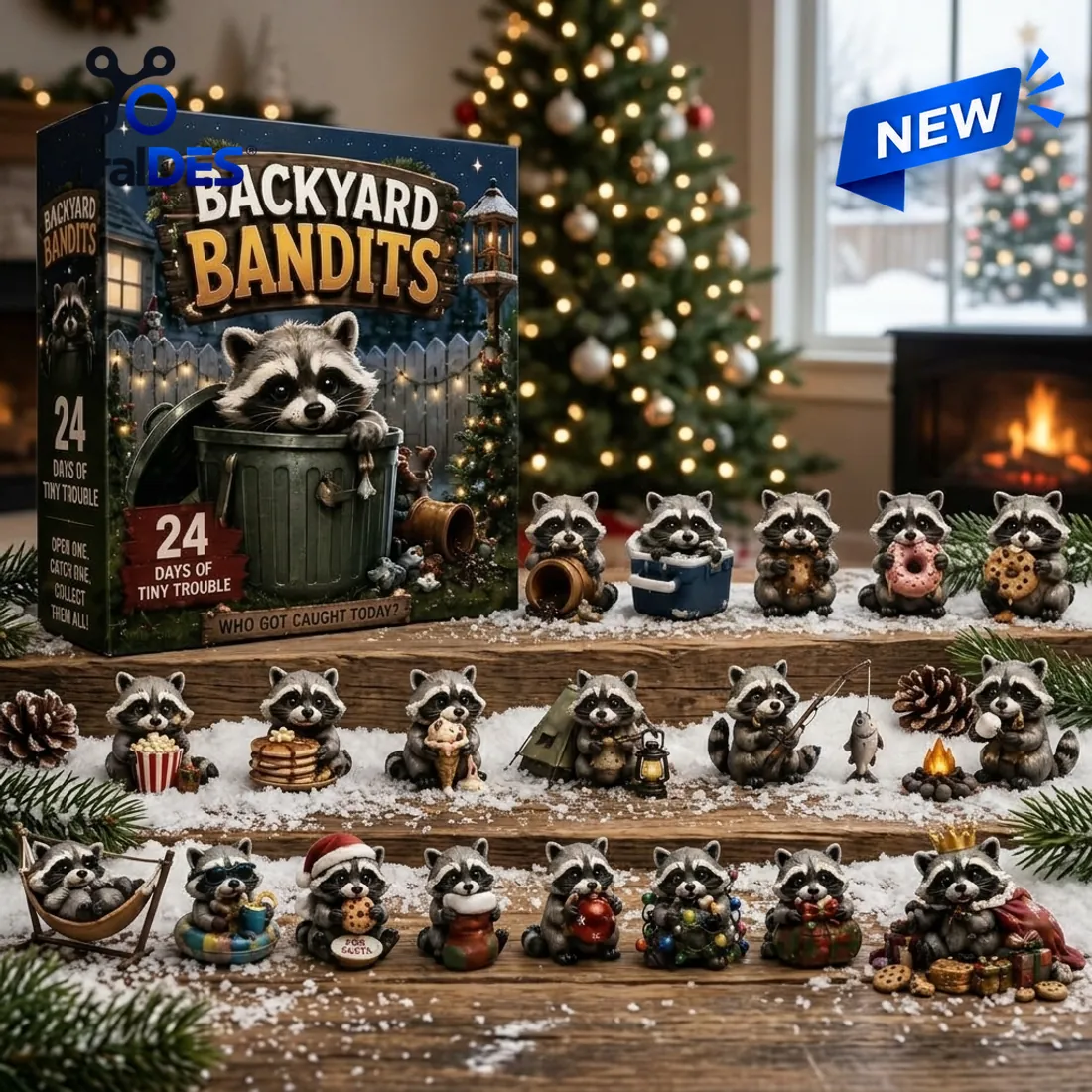 Backyard Bandits Raccoon Advent Calendar Backyard Bandits Raccoon Advent Calendar