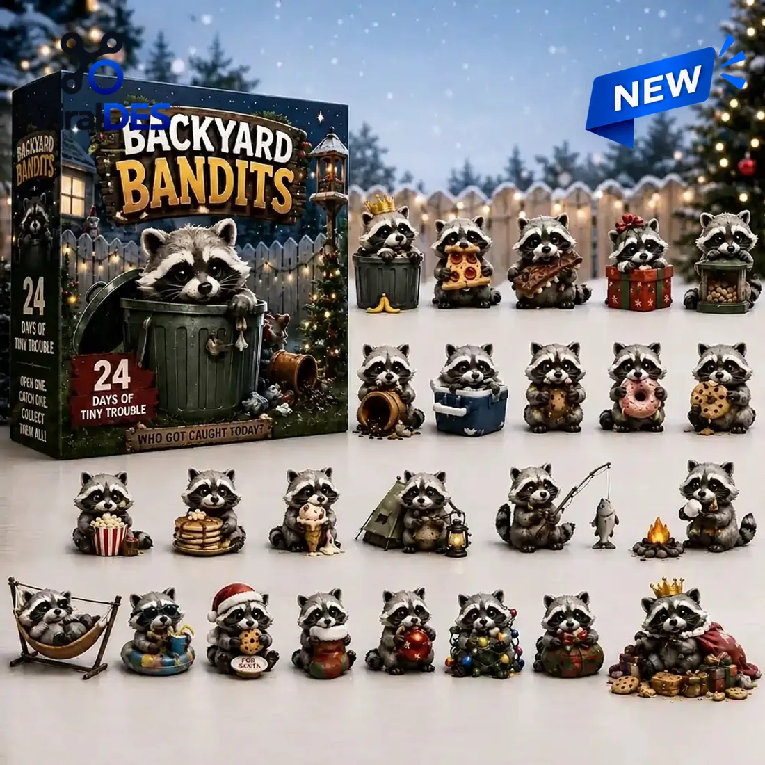 Backyard Bandits Raccoon Advent Calendar Backyard Bandits Raccoon Advent Calendar