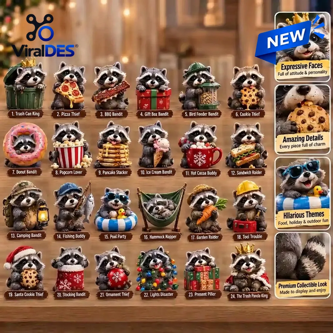 Backyard Bandits Raccoon Advent Calendar Backyard Bandits Raccoon Advent Calendar