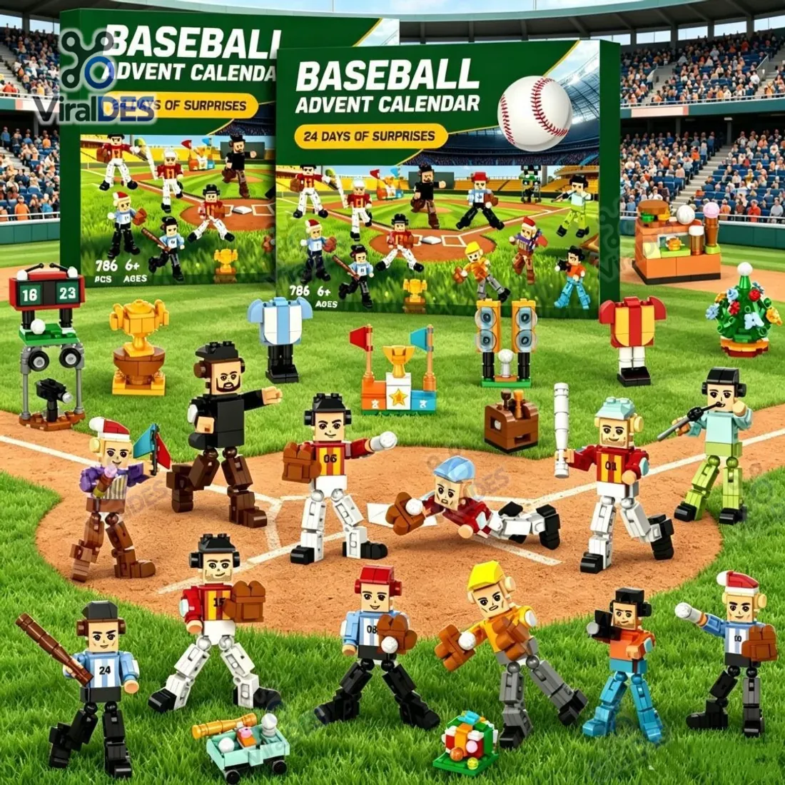 Baseball Mini Figures Advent Calendar Baseball Mini Figures Advent Calendar