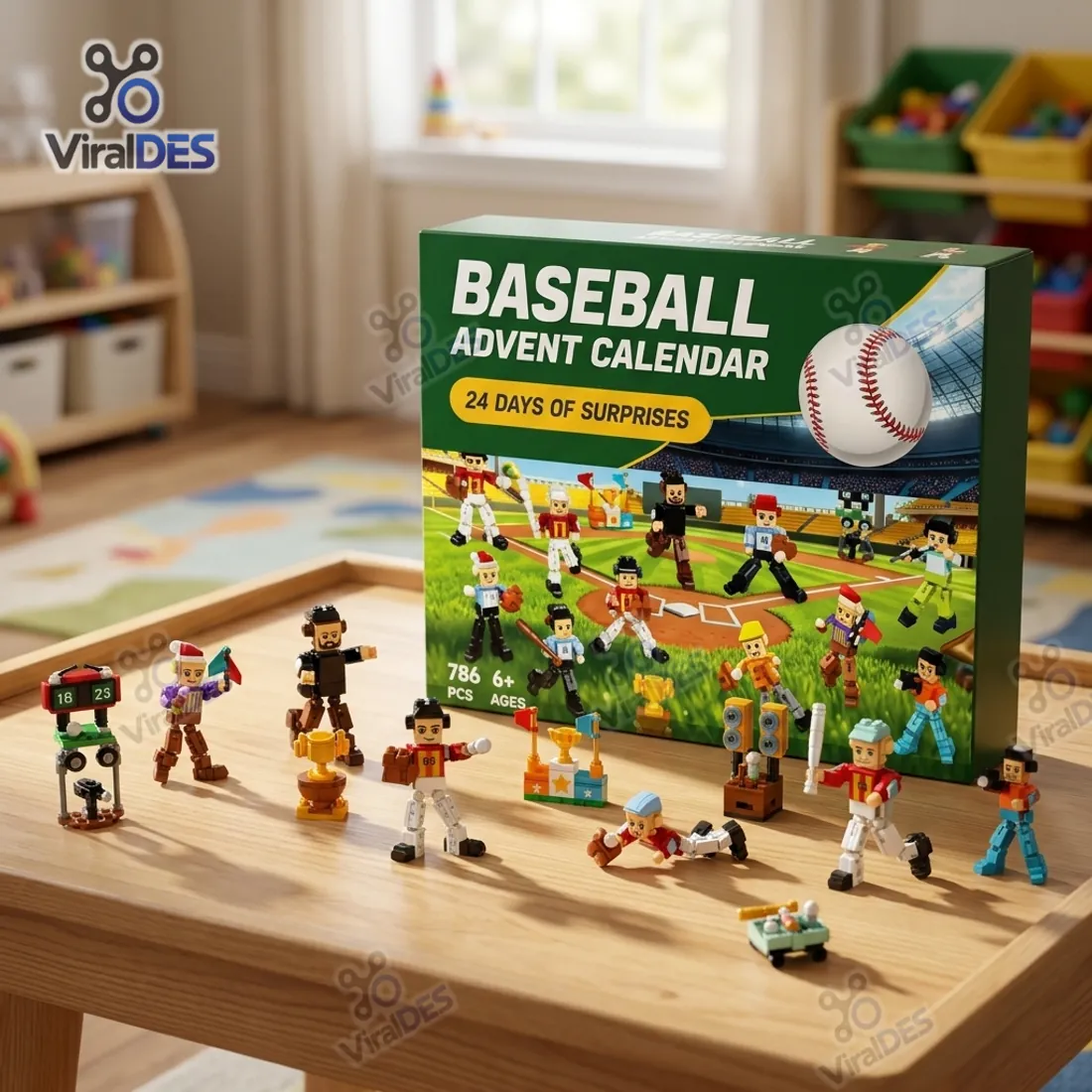 Baseball Mini Figures Advent Calendar Baseball Mini Figures Advent Calendar