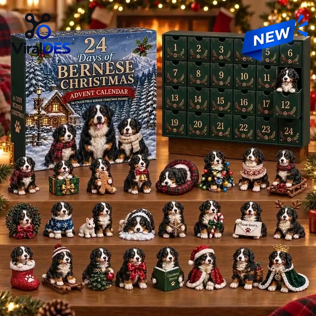 Bernese Mountain Dog Christmas Advent Calendar 2026 Bernese Mountain Dog Christmas Advent Calendar 2026