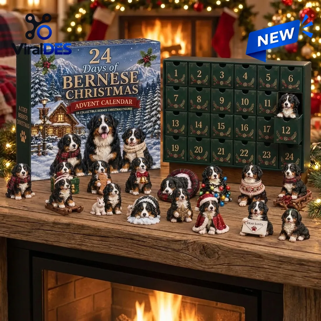 Bernese Mountain Dog Christmas Advent Calendar 2026 Bernese Mountain Dog Christmas Advent Calendar 2026