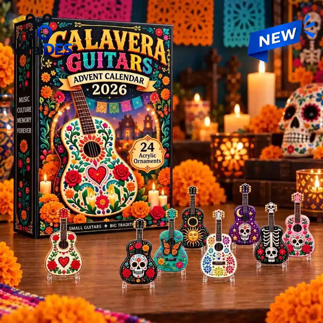 Calavera Guitar Advent Calendar 2026 Calavera Guitar Advent Calendar 2026