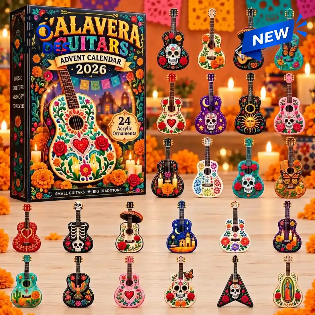 Calavera Guitar Advent Calendar 2026 Calavera Guitar Advent Calendar 2026