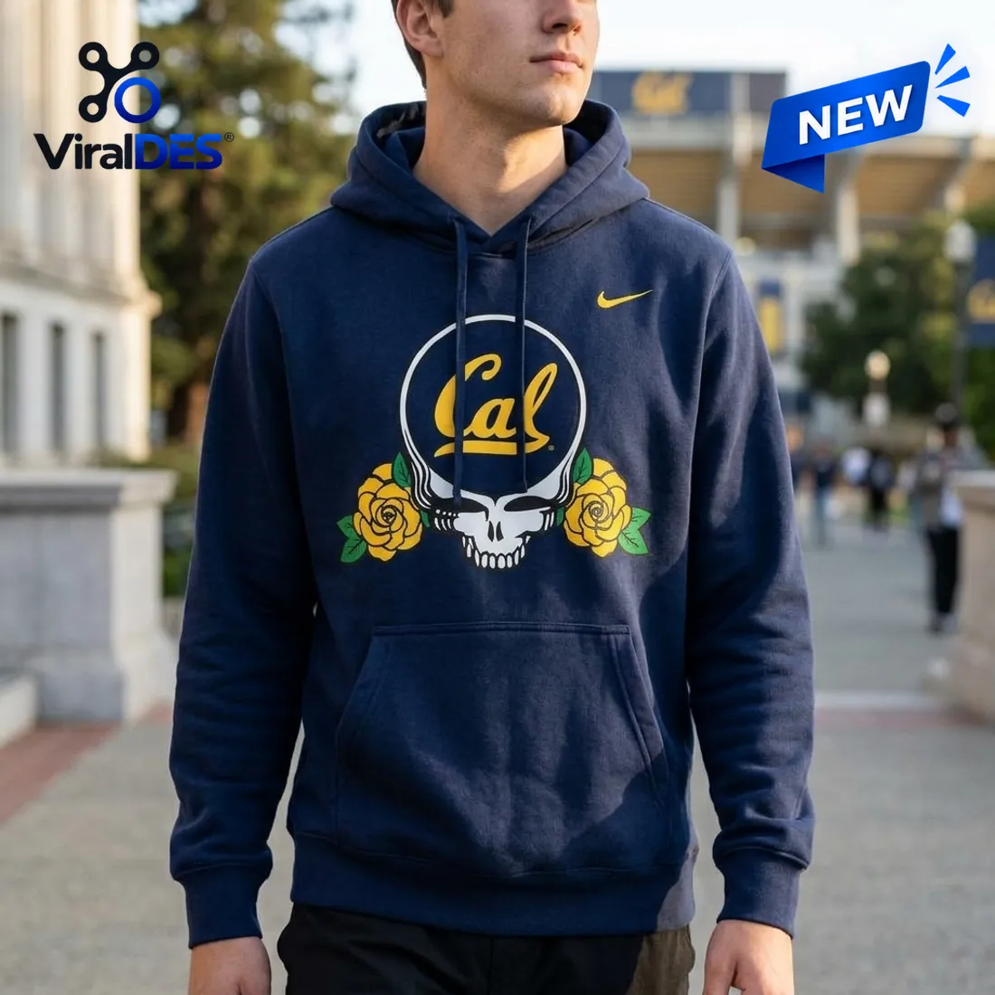 California Golden Bears Grateful Dead Hoodie California Golden Bears Grateful Dead Hoodie