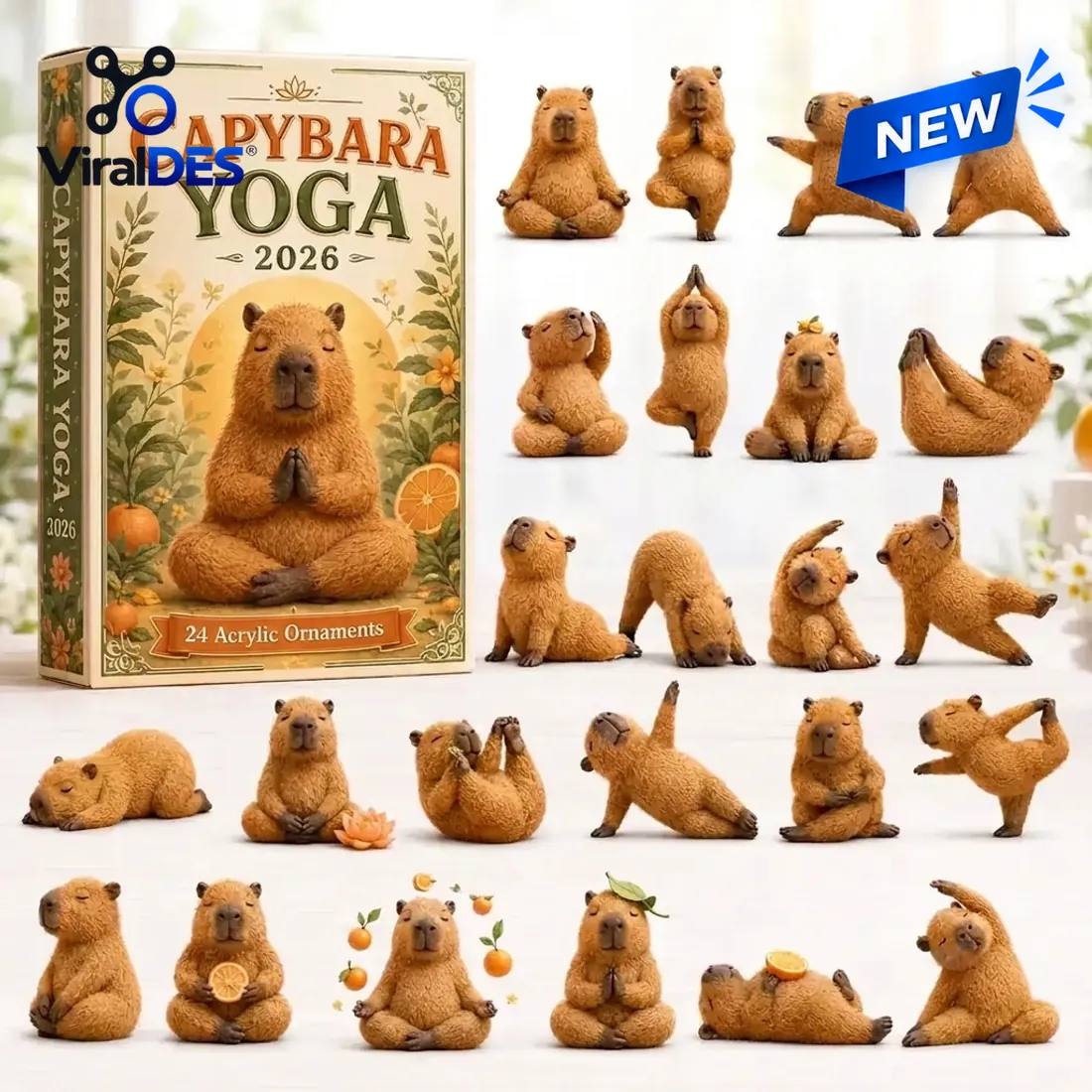 Capybara Yoga 2026 Advent Calendar Capybara Yoga 2026 Advent Calendar