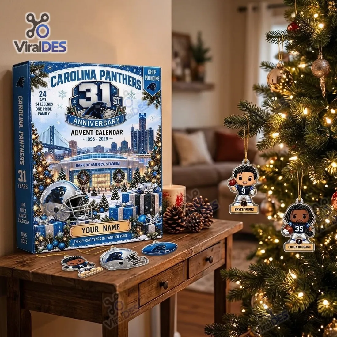 Carolina Panthers 31st Anniversary Advent Calendar Carolina Panthers 31st Anniversary Advent Calendar