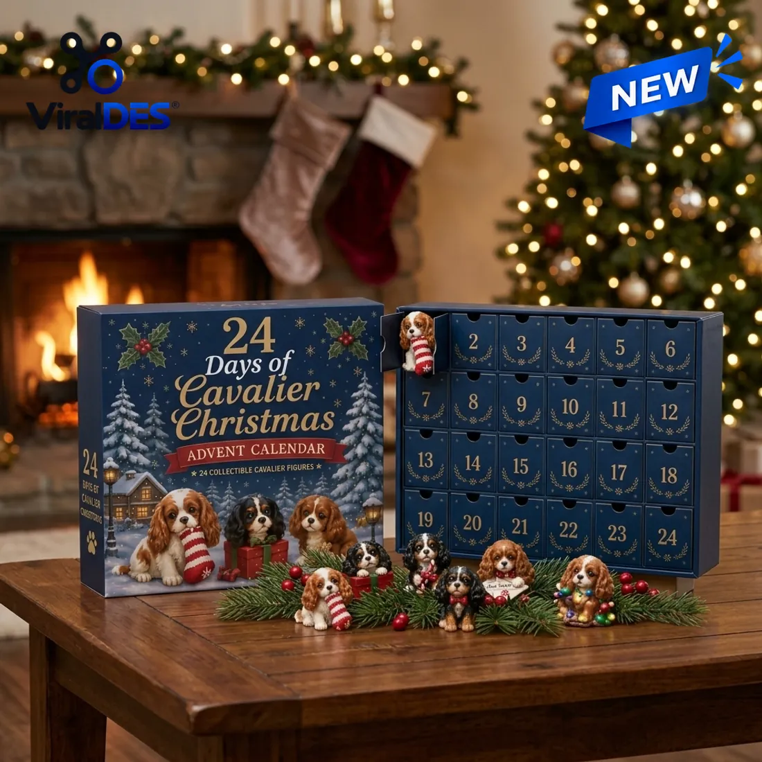 Cavalier King Charles Spaniel Christmas Advent Calendar Cavalier King Charles Spaniel Christmas Advent Calendar