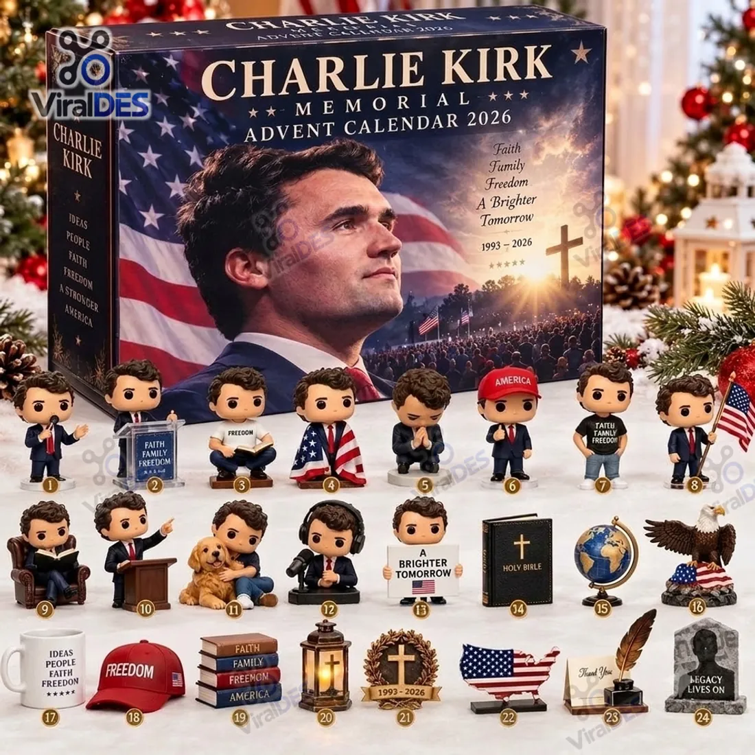 Charlie Kirk Memorial Advent Calendar 2026 Charlie Kirk Memorial Advent Calendar 2026
