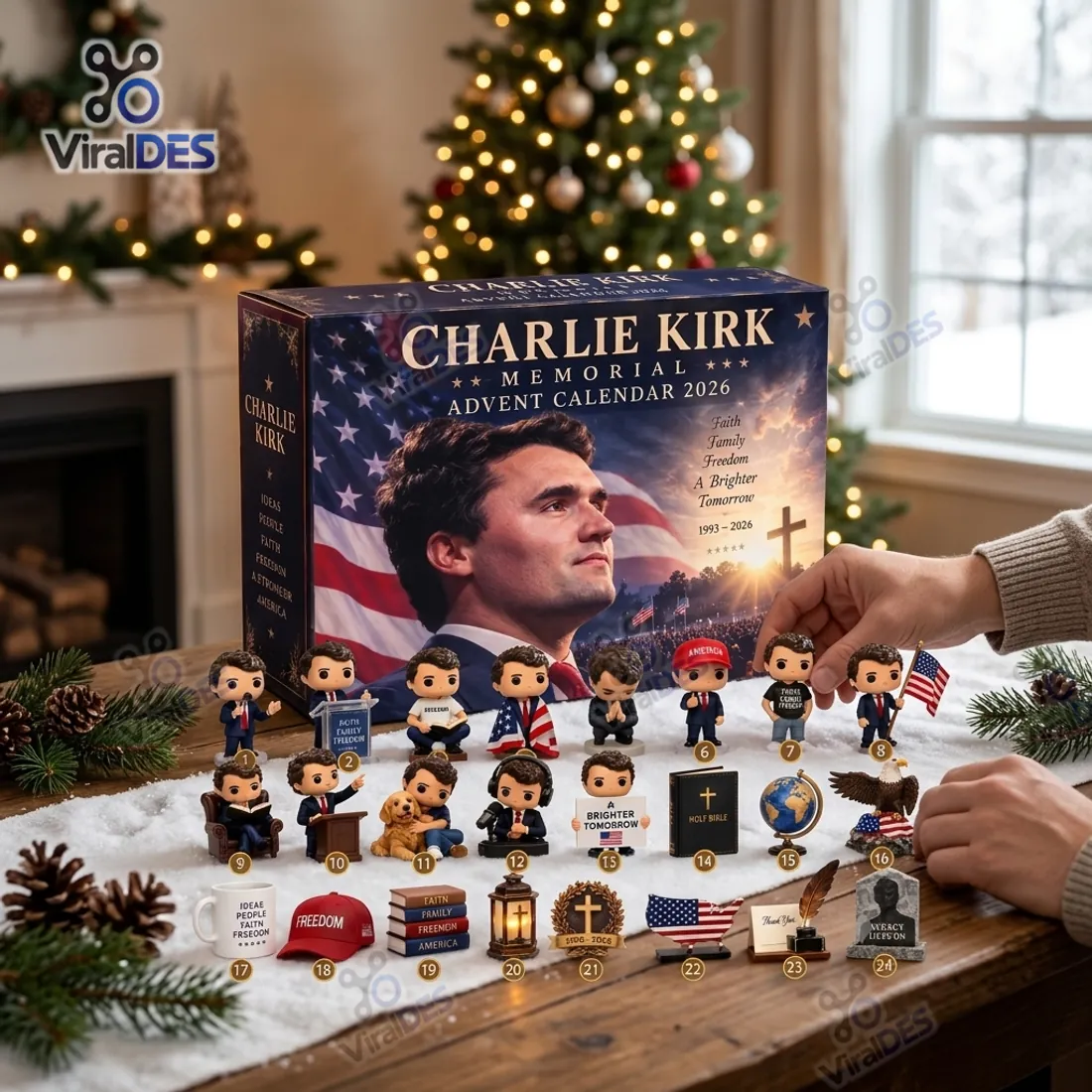 Charlie Kirk Memorial Advent Calendar 2026 Charlie Kirk Memorial Advent Calendar 2026